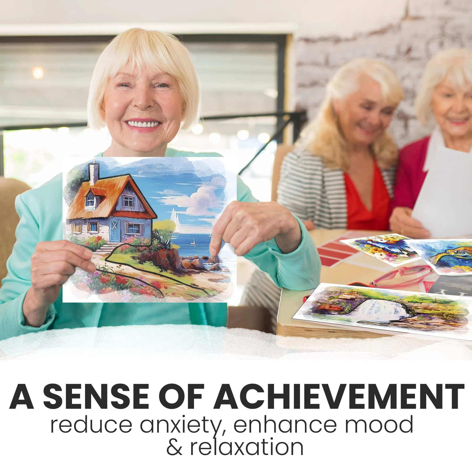 Water Painting Dementia Activities for Seniors | Tropics Vacation Memories