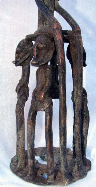 West African Bronze Seated Male