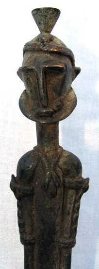 West African Bronze Seated Male