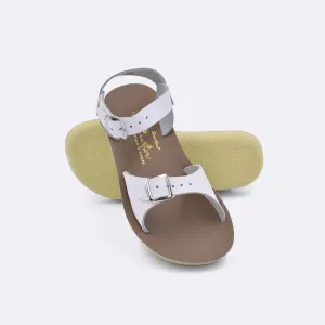 White Surfer Sandal