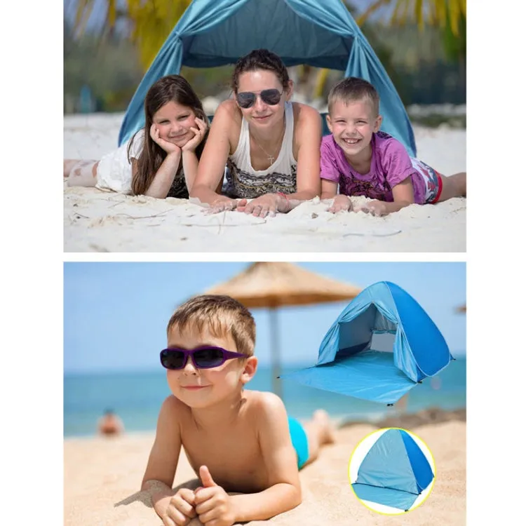 With Curtain Automatic Instant Pop Up Tent Potable Beach Tent, Size:  200x165x130cm(Pink)