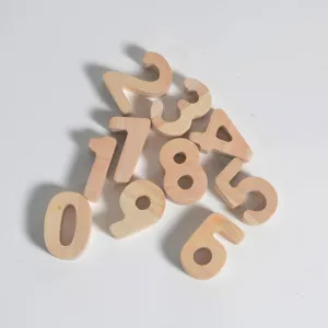 Wood Numbers 0-9